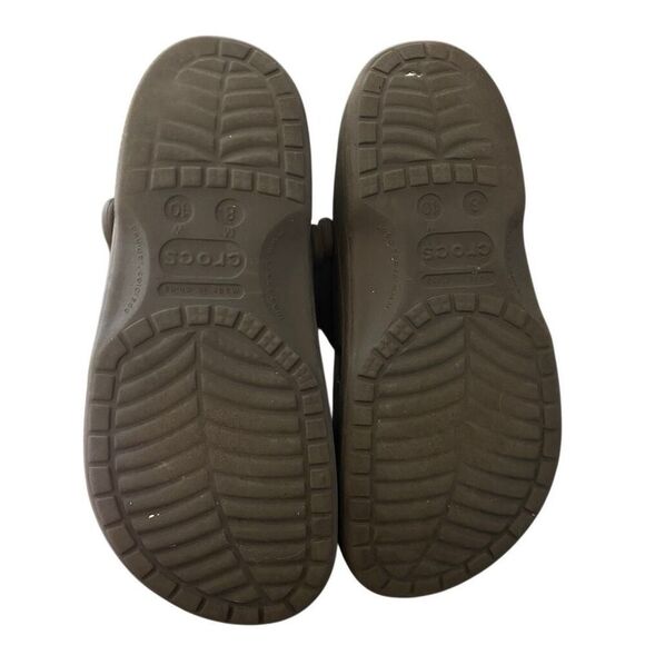 Crocs brown women 10 men 8 - Picture 3 of 5